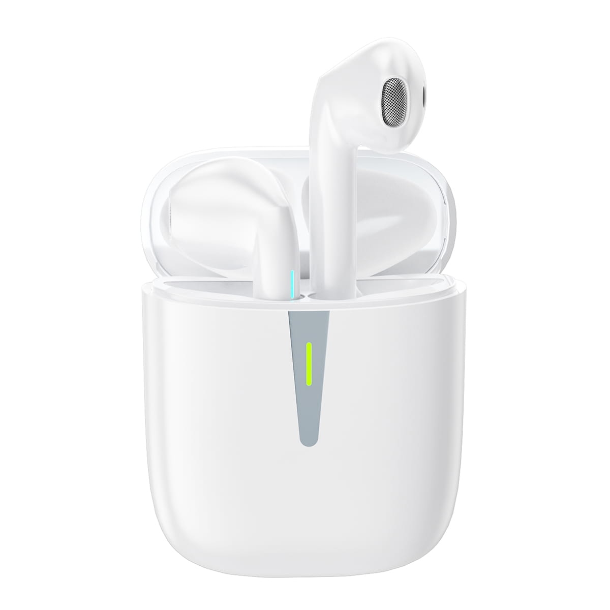 PLATINET BLUETOOTH V5.0 EARPHONES TWS SŁUCHAWKI + CHARGING STATION PM1010 WHITE [45822]