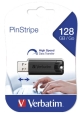 VERBATIM PENDRIVE PINSTRIPE USB 3.0 32GB BLACK  49317