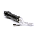 PLATINET ALUMINIUM FLASHLIGHT TACTICAL LED BLACK [45097]