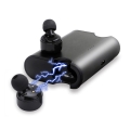 PLATINET BLUETOOTH EARPHONES SPORT + CHARGING STATION BLACK [43892]