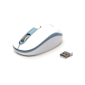 OMEGA MOUSE MYSZ BEZPRZEWODOWA 1000/1200/1600 DPI WHITE-BLUE [45863]