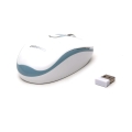 OMEGA MOUSE MYSZ BEZPRZEWODOWA 1000/1200/1600 DPI WHITE-BLUE [45863]