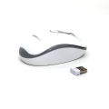 OMEGA MOUSE MYSZ BEZPRZEWODOWA 1000/1200/1600 DPI WHITE-GREY [45862]