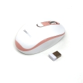 OMEGA MOUSE MYSZ BEZPRZEWODOWA 1000/1200/1600 DPI WHITE-PINK [45861]