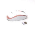 OMEGA MOUSE MYSZ BEZPRZEWODOWA 1000/1200/1600 DPI WHITE-PINK [45861]