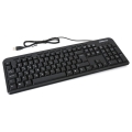KEYBOARD GR OMEGA OK-125 M-MEDIA SLIM BLACK USB greek version [42139]