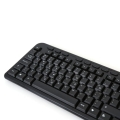 KEYBOARD GR OMEGA OK-125 M-MEDIA SLIM BLACK USB greek version [42139]