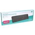 KEYBOARD GR OMEGA OK-125 M-MEDIA SLIM BLACK USB greek version [42139]