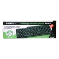 KEYBOARD RU OMEGA OK-124 RUSSIAN Draco SLIM BLACK USB wersja rosyjska [40831]