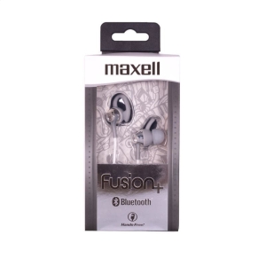 Słuchawki douszne Bluetooth z mikrofonem MAXELL EB-BTFUS9 Fusion Rosso Silver