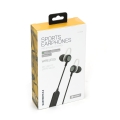 PLATINET IN-EAR BLUETOOTH SPORT  EARPHONES + MIC PM1068 BLACK [43753] EOL