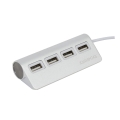 OMEGA USB 2.0 HUB 4 PORT ALUMINIUM [42850]