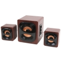 OMEGA SPEAKERS / GŁOŚNIKI 2.1 OG-21W WOOD 15W [42012] EOL