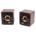 OMEGA SPEAKERS / GŁOŚNIKI 2.1 OG-21W WOOD 15W [42012] EOL