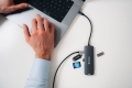 VERBATIM USB-C Pro 8 Port Hub 2xHDMI 4K SD 3.2 GEN1 CMH-08 32151