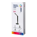 Lampka biurkowa RGB 12W z portem ładowania - czarna