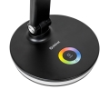 Lampka biurkowa RGB 12W z portem ładowania - czarna