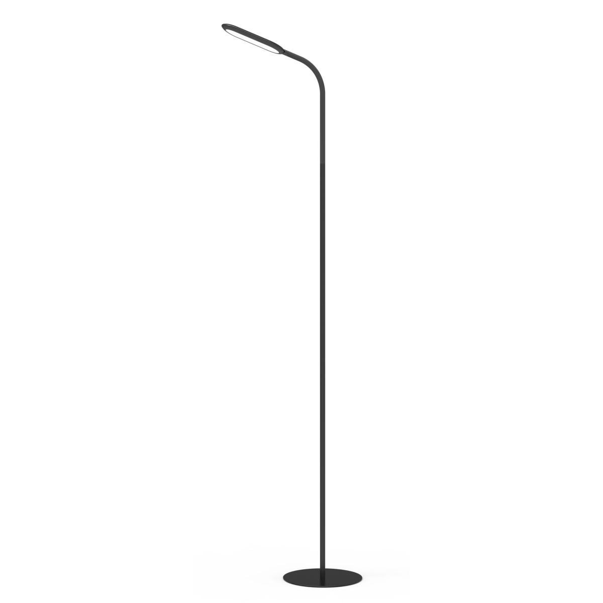 Lampa podłogowa z bezprzewodowym pilotem 10W czarna