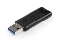 VERBATIM PENDRIVE PINSTRIPE USB 3.0 32GB BLACK  49317