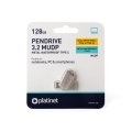 PLATINET PENDRIVE USB 3.2 + USB-C 128GB METAL UDP WATERPROOF [45969]
