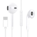 Douszne słuchawki przewodowe z mikrofonem i złączem USB-C