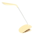 PLATINET DESK LAMP LAMPKA BIURKOWA LED 3,5W FLEXIBLE WITH CLIP YELLOW [43390] TE