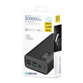Powerbank 30 000 mAh Power Delivery 3.0, Quick Charge, Led Screen Czarny