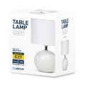 Ceramiczna lampka E27 25W biała