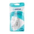 Kabel USB-C do USB-C 3A 60W 1M Biały