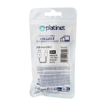 Kabel USB-A do USB-C w oplocie 3A 18W 2M Czarny