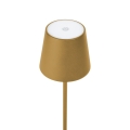 PLATINET TABLE RESTAURANT LAMP LAMPA BAROWA WATERPROOF IP44 REGULATION RECHARGABLE GOLD [45927]