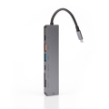 PLATINET USB-C MEDIA HUB GEN2 10GB/S 7IN1 HDMI 4K USB-A3.2/ USB-A2.0/  USB-C PD 100W/ USB-C2.0/ SD/ MicroSD ALUMINUM [45985]