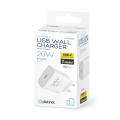 PLATINET WALL CHARGER ŁADWARKA SIECIOWA 20W PD 1x USB-C WHITE