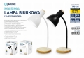 PLATINET DESK LAMP LAMPKA BUIRKOWA MARMA E27 WOODEN BASE METAL BLACK [46007]