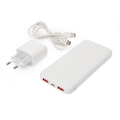 Zestaw Powerbank 10000 mAh oraz ładowarka PD 20W - biały
