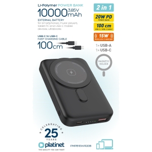 Powerbank MagSafe Wireless Charging 10 000 mAh 20W PD