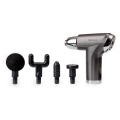 PLATINET MASSAGE GUN PISTOLET WIBRACYJNY DO MASAŻU 1200 mAh 1800-3200 rpm 4 tips [46034]