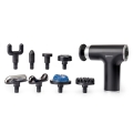 PLATINET MASSAGE GUN PISTOLET WIBRACYJNY DO MASAŻU 1500 mAh 2400-3200 rpm 9 tips belt compatible [46035]