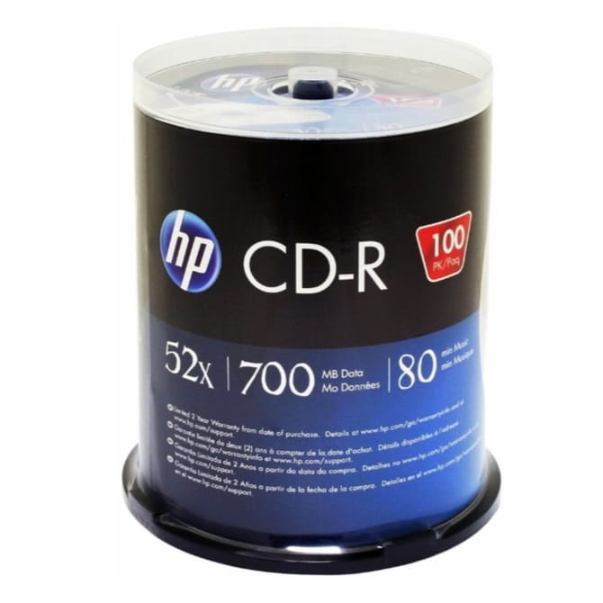 HP CD-R 700MB 52X CAKE*100