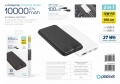 Powerbank 10 000 mAh 10W PD 2x USB-C 1x USB-A