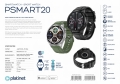 PLATINET SMART WATCH ZEGAREK SPORTOWY BLUETOOTH 270 MAH NFC BLACK [46113]