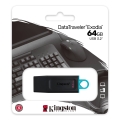 KINGSTON PENDRIVE DT EXODIA 64GB USB 3.2 GEN1 BLACK+TEAL DTX/64GB
