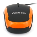 MOUSE OMEGA OM-072 3D 800DPI BLACK+ORANGE USB [40287] EOL
