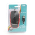 MOUSE OMEGA OM-072 3D 800DPI BLACK+RED USB [40288] EOL
