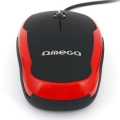 MOUSE OMEGA OM-072 3D 800DPI BLACK+RED USB [40288] EOL