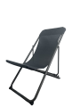 PLATINET CAMPING SUNBED 52X77X90 cm BLACK
