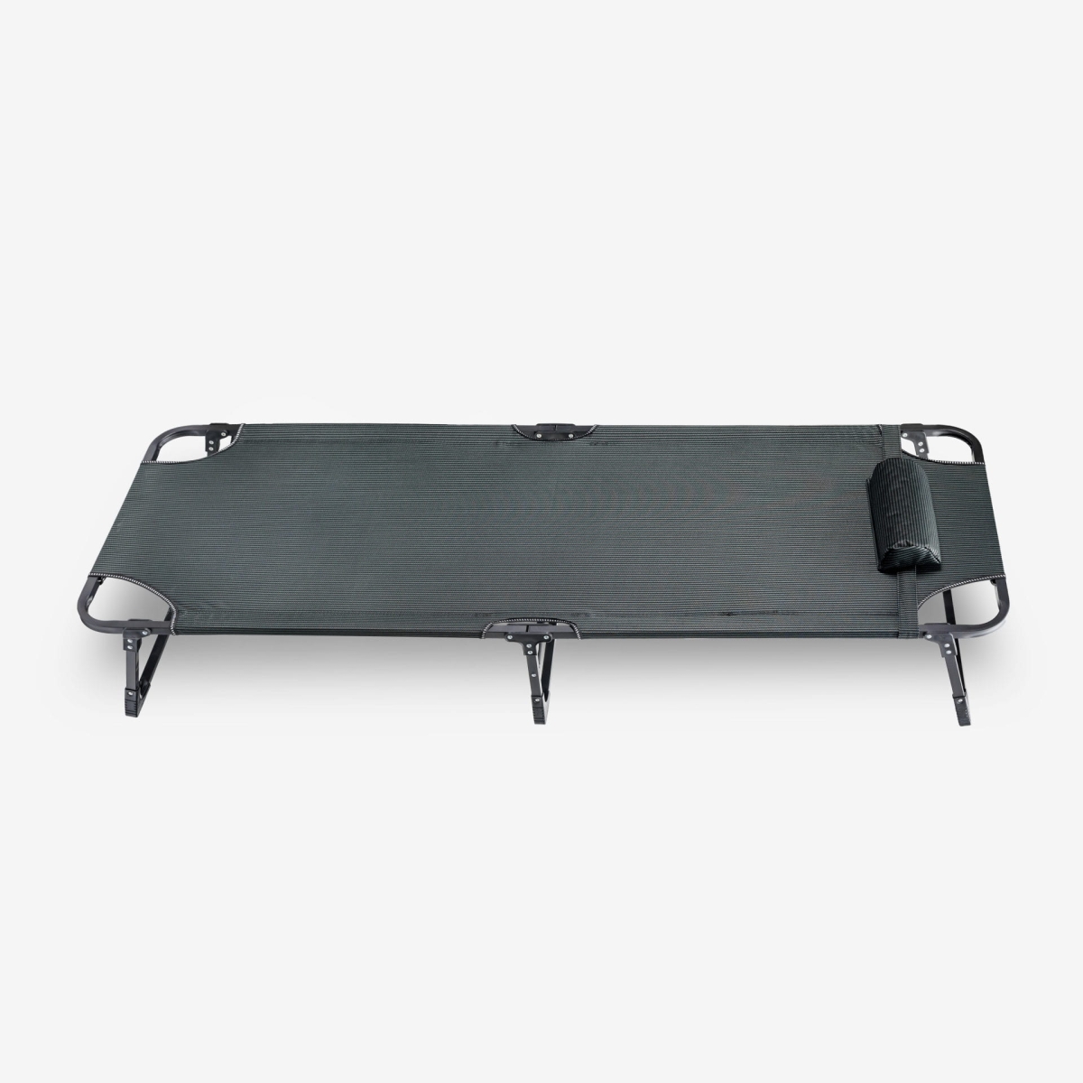 PLATINET CAMPING BED 800D OXFORD, 185X65X30 CM DARK GREEN 46143