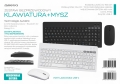 OMEGA KEYBOARD US + MOUSE WIRELESS BLUETOOTH KLAWIARTURA + MYSZ ZESTAW BEZPRZEWODOWY BLACK [46064]