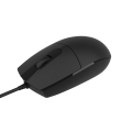 Mysz biurowa 1000 dpi 1,2m USB - czarna