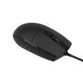 Mysz biurowa 1000 dpi 1,2m USB - czarna